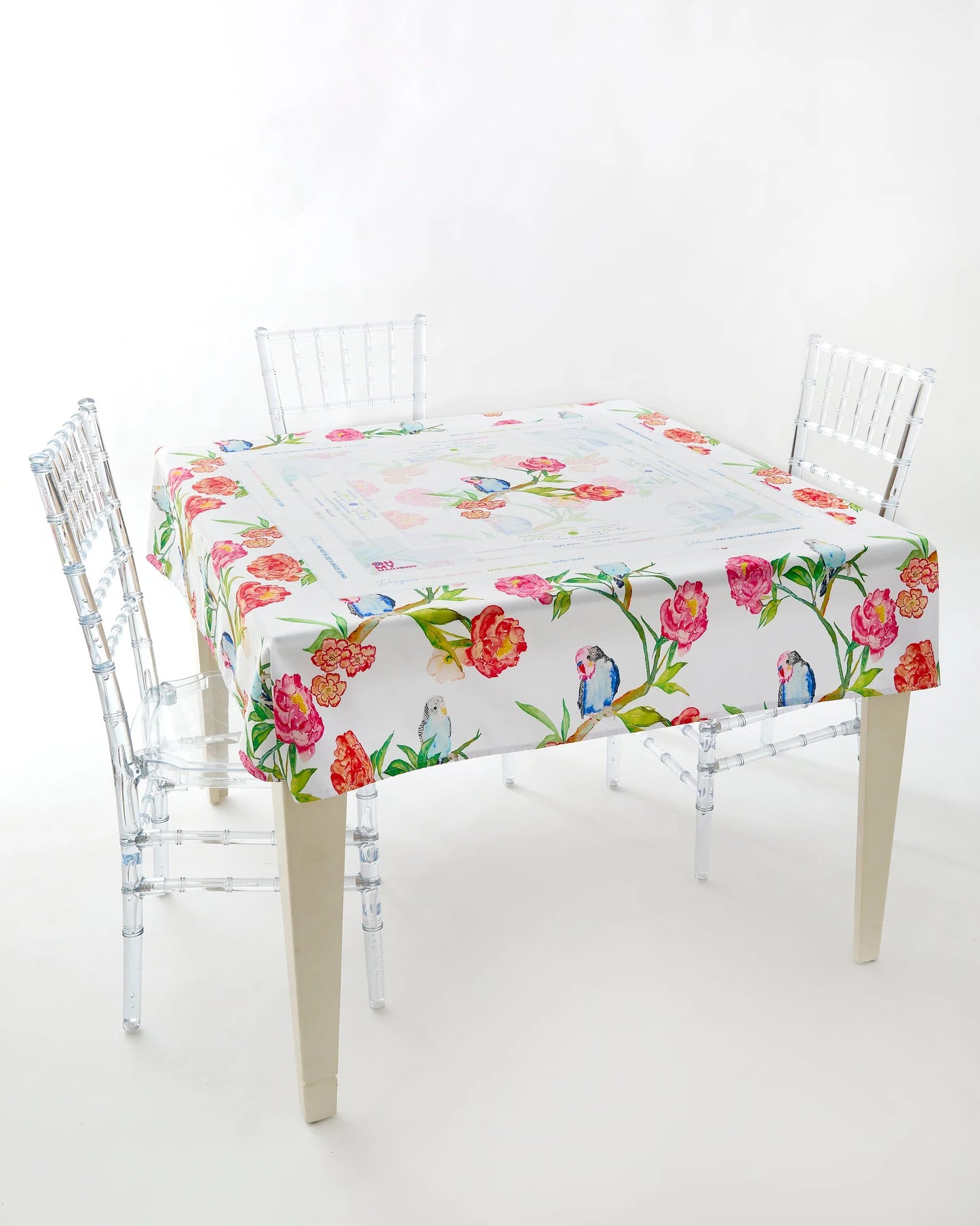 Oh My Mahjong / Parakeet Perch Tablecloth