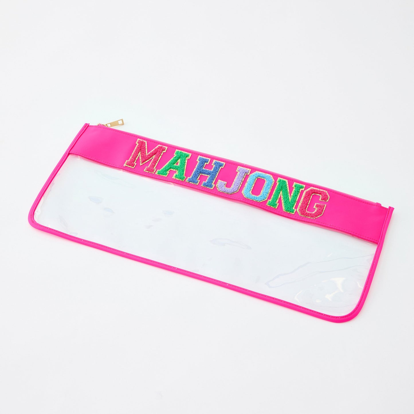 Oh My Mahjong / Pink Zippered Bag