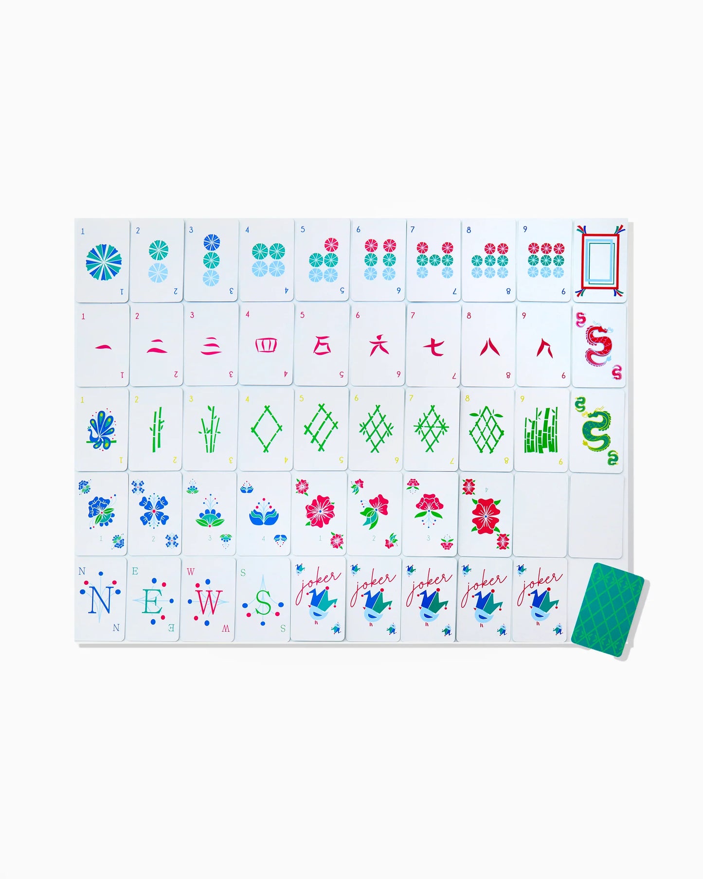 Oh My Mahjong / Birdie Mahjong Playing Cards