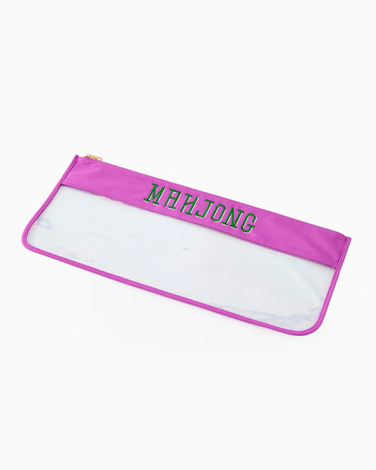 Oh My Mahjong / Purple Stitched Mahjong Bag