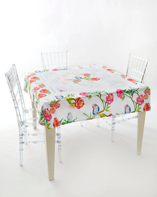Oh My Mahjong / Parakeet Perch Tablecloth