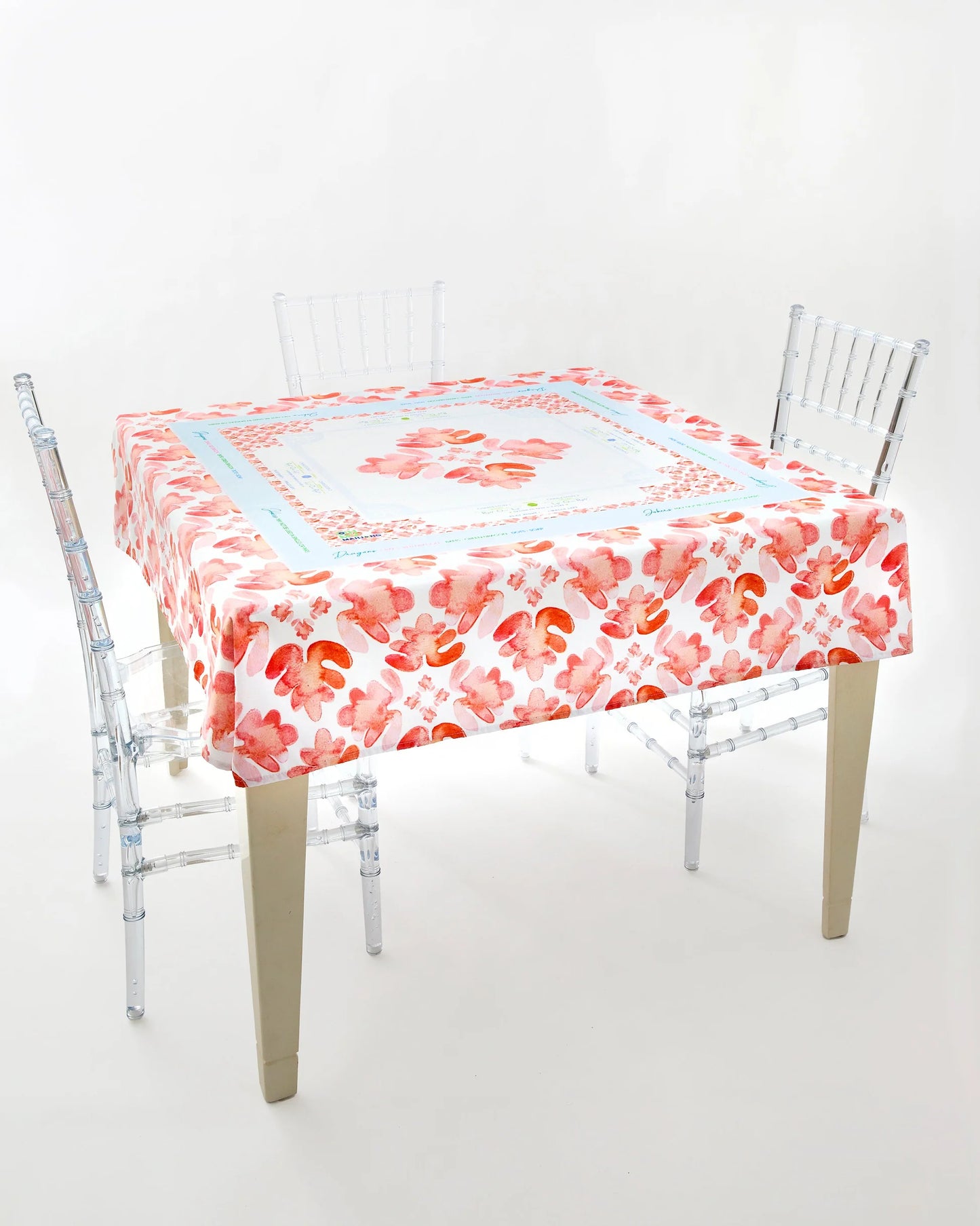 Oh My Mahjong / Pop of Poppy Tablecloth