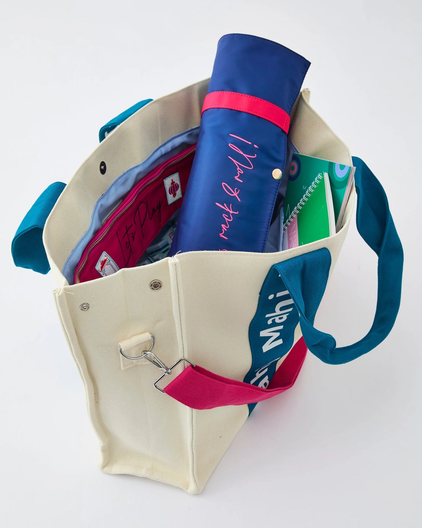 Oh My Mahjong / Teal Mahj It All Bag